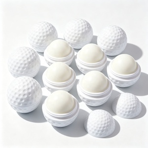 Baume à lèvres personnalisé avec logo de balle de golf 5g, hydratant, longue durée, imperméable, OEM, marque privée, vente en gros, cadeau pour événement - Product Image 1