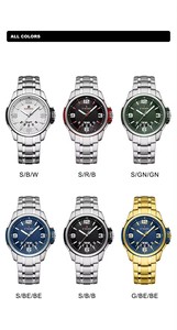 Reloj NAVIFORCE 9215 Nf9215 de Acero Inoxidable, Resistente al Agua, con Calendario y Visualización de la <span class=keywords><strong>Semana</strong></span>, para Hombre, Diseño Moderno, Plateado y Azul, Reloj de Pulsera de Cuarzo - Product Image 3