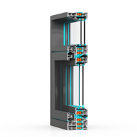 Ventanas Abatibles de Aleación de Aluminio, Fabricación Alemana de Precisión, Aislamiento Térmico, Templadas, de Lujo para Villas, Eficiencia Energética