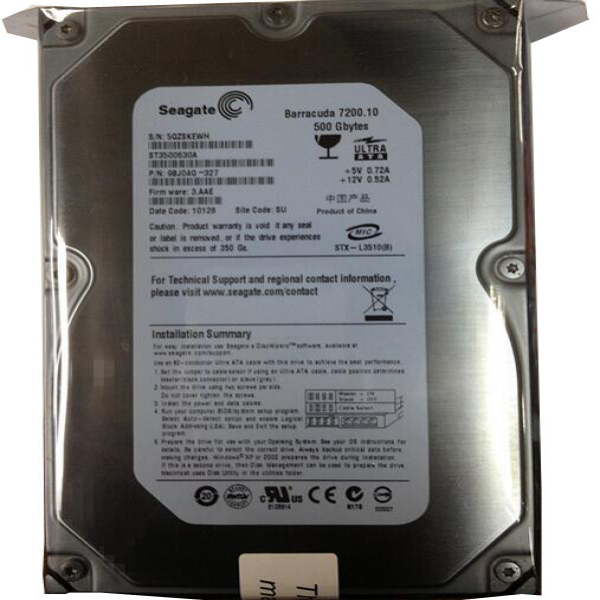 1 Brand New Original Item 500gb St3500630a 7200rpm Ide 3.5" Desktop Hdd Hard Disk Drive Plc