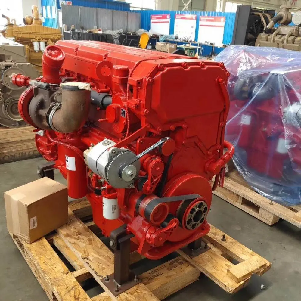 Original Red Motors ISX15電気スターター6気筒ディーゼルエンジンアセンブリISX 485製Chinaためvacator bus建設