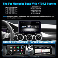 Carplay Android Auto Ntg4.5 Becker Navigation Car Play Multimédia Module Kit pour 2014 Mercedes benz ML Ntg 4.5 W204 A180 W176