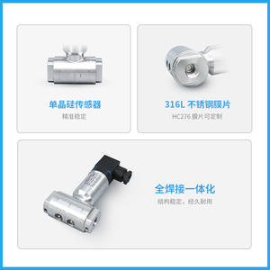 Transmisor de Presión Diferencial de Acero Inoxidable Xser PCM951D, Precisión de 0.1FS, 4-20mA, RS485, IP65, Interfaz NPT14 - Product Image 3