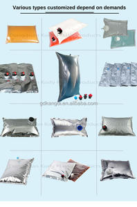 A prueba de fugas 3L 5L bolsa de babero de aluminio laminado aséptico Cola <span class=keywords><strong>Zero</strong></span> Sugar Bebidas Soda Bolsa de papel de aluminio de 3 galones en caja Dispensador de jarabe - Product Image 5