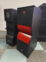 Système audio professionnel complet, double enceinte Line Array 12 pouces, système de sonorisation avec microphone, table de mixage DJ et moniteur