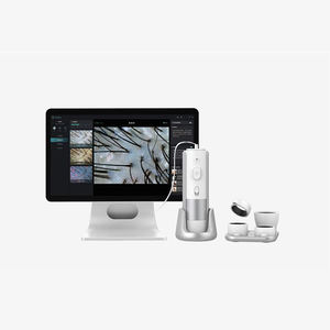 Analizador profesional de cuero cabelludo <span class=keywords><strong>2025</strong></span>, probador de humedad Digital, escáner de folículos pilosos de alta definición para salón de belleza en el hogar, uso en SPA - Product Image 2