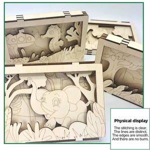 Kit Artigianale in Legno 3D Fai-da-Te di Dinosauri per Bambini, Giocattolo Educativo Ecologico da Dipingere, Puzzle Animale, Regalo - Product Image 4