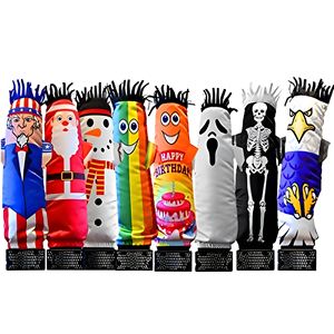 Wacky – personnages d'animaux de dessin animé, danseuse ondulée, gonflables avec souffleur d'air, cochon, poulet, vache, Mini danseuse gonflable - Product Image 2