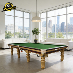 <span class=keywords><strong>Table</strong></span> de billard professionnelle 2025 de haute qualité, format standard 12 pieds, avec coussinets en caoutchouc et poches en cuir, pour <span class=keywords><strong>snooker</strong></span> américain - Product Image 2