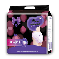 Coussinets hygiéniques pour femmes OEM à débit élevé de Chine pour femmes pantalons menstruels jetables pour femmes culotte périodique à usage unique