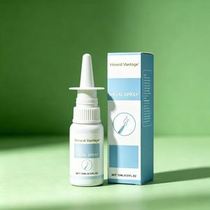 Customized <b>Folder</b> Recycled Cardstock Paper <b>Box</b> Portable Paperboard Nasal Spray Bottle Labels <b>Box</b> for Nasal Spray Bottle - Product Image 1