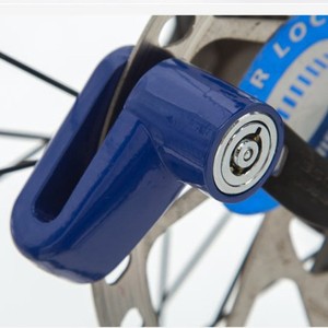 Candado de disco Jakroo para scooter, antirrobo de metal, azul y rojo, JK 303, actualización de reequipamiento - Product Image 2