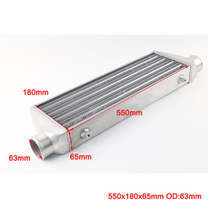 อินเตอร์คูลเลอร์อะลูมิเนียมอเนกประสงค์ Auso-Racing ขนาด 550x180x65 มม. สำหรับรถแต่ง - Product Image 2