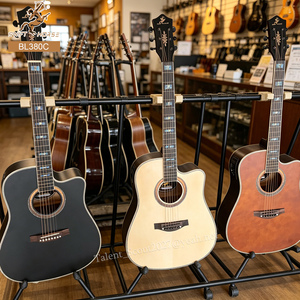Más barato al por mayor China hecho 38 pulgadas <span class=keywords><strong>Guitarra</strong></span> acústica Linden Body Acabado mate <span class=keywords><strong>Guitarra</strong></span> acústica OEM ODM Custom Logo - Product Image 1