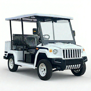 Voiture de patrouille électrique à 4 roues tout métal, certifiée CE ZHENDA, pour 2 à 5 personnes, fonctionnant sur batterie, voiture électrique de tourisme - Product Image 1
