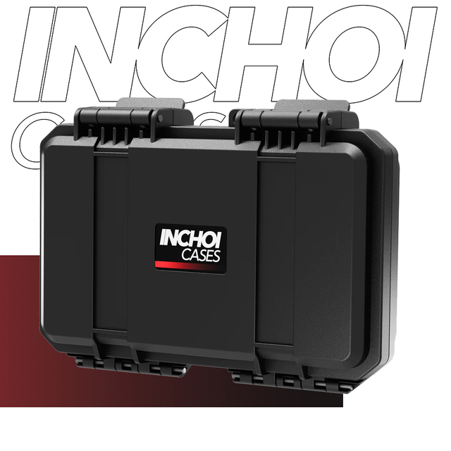 INCHOI CASES Small Portable Plastic Protective Plastic Case IP67 Waterproof Toolbox for Phone SD Card Watch Plastic Boxes