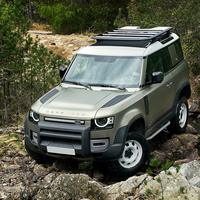 Galerie de toit tout-terrain 4x4 en acier chromé pour 2020 Land Rover Defender 90 110, accessoires de voiture, bagages de toit