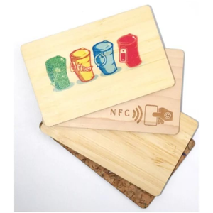 Tarjeta Inteligente de Madera RFID de Alta Calidad, Tarjeta NFC de Madera - Product Image 2
