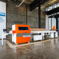 Scie à onglets rotative CNC HCS-A12 pour la découpe d'angle de bois, 380V 50Hz Triphasé 7.5kW, Garantie 1 an, Certifié CE ISO