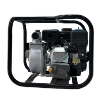 Bomba de Agua a Gasolina de Alto Caudal de 3 Pulgadas, 7.5HP, 60m³/h, 41.8m de Altura, Bomba Centrífuga para Riego Agrícola con Filtro de Acero Inoxidable