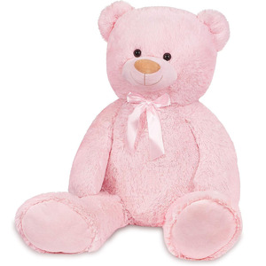 Oso de Peluche de Pelo Largo y Suave, 40 Pulgadas (100 cm), Color Rosa, Juguete de Peluche, Animal de Peluche, Juguete de Peluche al por Mayor, Oso de Peluche XXL - Product Image 2
