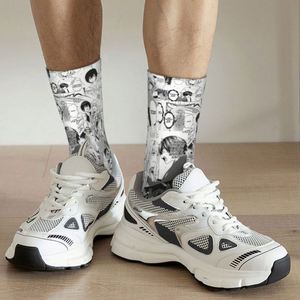 Chaussettes personnalisées imprimées Kawaii Darling in the Franxx Manga Collage pour hommes et femmes, chaussettes extensibles pour l'été, l'automne et l'hiver - Product Image 5