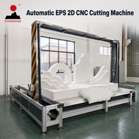 Découpeuse CNC 2D entièrement automatique pour mousse EPS, équipement de découpe à fil chaud contrôlé par PLC pour la production en série d'EPS