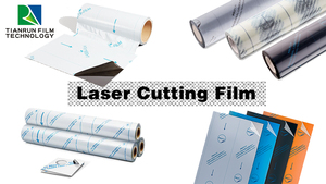 CO2 Fiber Laser Cutting Protective Film for Stainless Steel Aluminium Sheet