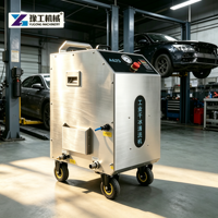 Mesin Pembersih Es Kering Industri dengan Daya Tinggi 0.75KW untuk Suku Cadang Mesin