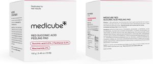 Toptan özelleştirilmiş kore cilt bakımı Medicube kırmızı Succinic asit Toner ating pamuk pedleri Niacinamide AHA BHA akne rölyef - Product Image 5