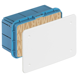 Boîte de jonction encastrée 154x92x70mm avec couvercle pour l'installation de câblage électrique - Product Image 1