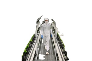 Étagères mobiles Support de culture Grand banc roulant Plateau en ABS avec lumière Hydroponique Microgreen Multicouche Aluminium Champignon Nft Intérieur - Product Image 6