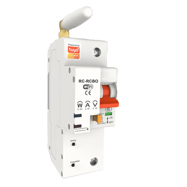 Tuya WiFi 80T Remote Control 1P2P4P 80A 100A 125A Metering Micro Circuit Breaker MCB RCBO