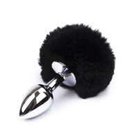 Plug Anal Queue de Lapin 4 Couleurs Acier Inoxydable Fétichisme Bondage Sexuel Plug Anale en Queue de Renard