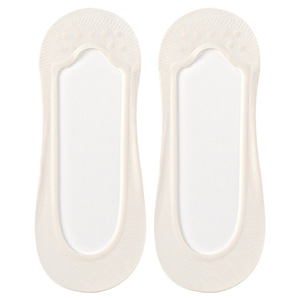 2026 Spring/Summer New Style Super Shallow Cuff Ice <b>Silk</b> Invisible <b>Socks</b> Cotton Sole Moisture-wicking High Heels with Dotted - Product Image 5