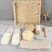 Vente en gros, prix de gros, panier en bois SPA, coffrets cadeaux de bain en bois