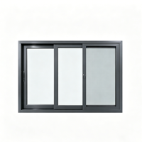 Cadre de fenêtre ultra fin extrêmement étroit en alliage d'aluminium de 5 mm pour porte coulissante en verre, cloison murale