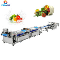 Laveuse de légumes multifonctionnelle à turbine, machine commerciale à laver les fruits et légumes à turbine pour ananas et fruit du dragon