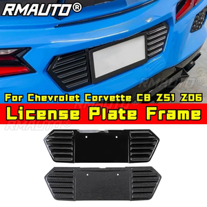 Support de plaque d'immatriculation arrière de voiture Cadre décoratif pour <span class=keywords><strong>Chevrolet</strong></span> <span class=keywords><strong>Corvette</strong></span> C8 Z51 Z06 Kit de carrosserie Accessoires de voiture - Product Image 2