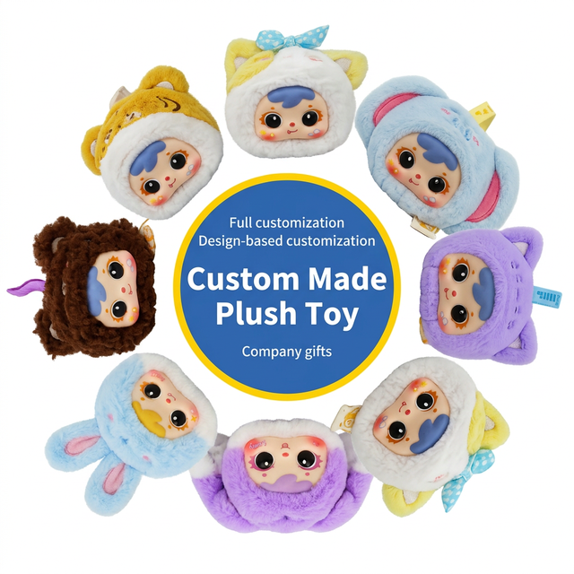 Custom Cartoon Character Plush Keychain Personalized Custom Plushie Phone Charm Pendant for Gift