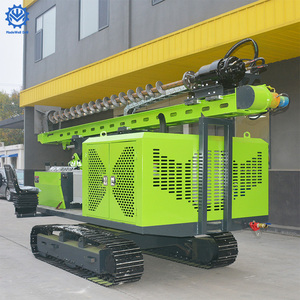 Pile driver hydraulique vert avec moteur et châssis en acier pour usage en construction - Product Image 4