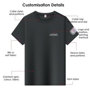 T-shirt per esercizi di allenamento con scollo a o-collo nuovo vendita all'ingrosso di qualità da uomo - Product Image 2