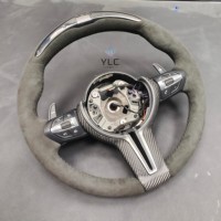 Volant en fibre de carbone YLC pour BMW F30 F10 E90 E70 E71 F35 F22 F18 E46 E36 E60 M3 M4 M5 M Sports Car