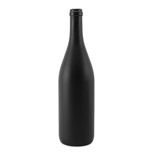 Custom Bouteille De Vin Vidrio 750 ml Trasparente <span class=keywords><strong>Nero</strong></span> Bicchiere di Vino Vodka Bottiglia di <span class=keywords><strong>Liquore</strong></span> - Product Image 4