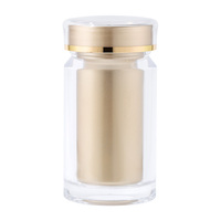 Flacon vide pour capsules de compléments alimentaires, flacon de rangement en plastique pour pilules, flacon pour capsules de médicaments et vitamines