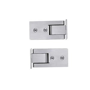 Arno Stainless Steel Glass Clips Rectangle Hinge Bathroom <b>Shower</b> Door <b>Accessories</b> Durable - Product Image 1