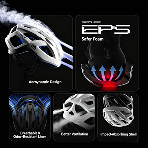 Venta Directa de Fábrica |   Cascos para <span class=keywords><strong>Bicicleta</strong></span> de <span class=keywords><strong>Montaña</strong></span> y Carretera |   Cascos de Seguridad Transpirables para Ciclismo - Product Image 1