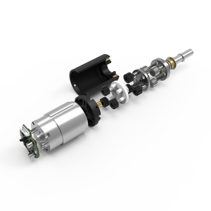 ZHAOWEI PD032032-188 32mm 12v 24v 11kg.cm 26rpm Low Rpm High Torque Planetary Brush Dc Gear Motor For Robot Electric Gripper