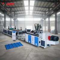 Machine à fabriquer des tuiles de toit en PVC ASA de haute qualité SJZ80, production de 3000 à 4000 m par jour, à vendre