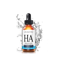 Sérum d'acide hyaluronique biologique à étiquette privée OEM, hydratant, anti-âge, raffermissant, soin de la peau du visage, vitamine C et E liquide